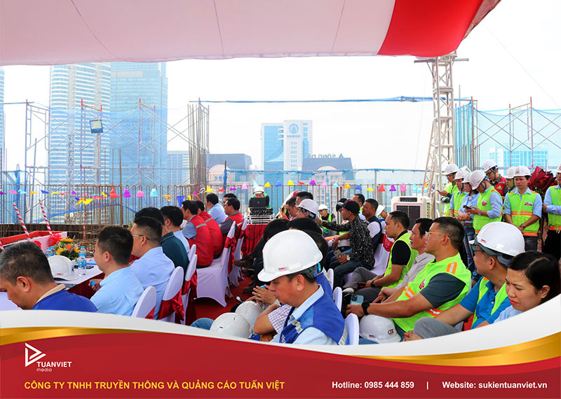 lễ Cất Nóc Dự Án Hinode Suite