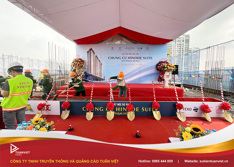 Lễ Cất Nóc Dự Án Hinode Suite 28A Phạm Hùng
