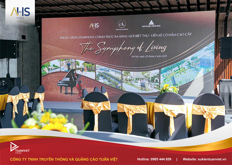 sự kiện ra mắt hàng mới biệt thự liền kề cao cấp có hầm của anlac green symphony