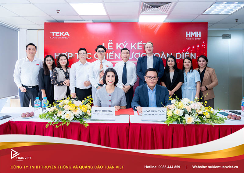 lễ hợp tác chiến lược toàn diện giữa teka việt nam và hmh việt nam