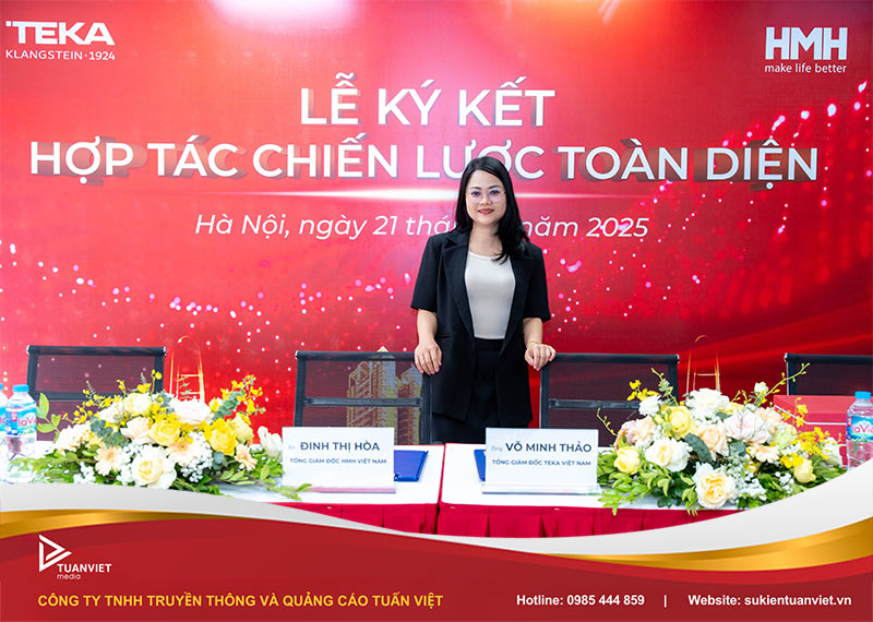 lễ hợp tác chiến lược toàn diện giữa teka việt nam và hmh việt nam