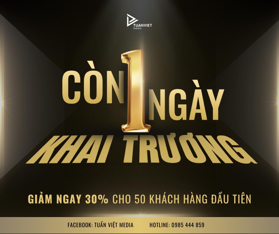 lời mời khai trương trên mạng xã hội