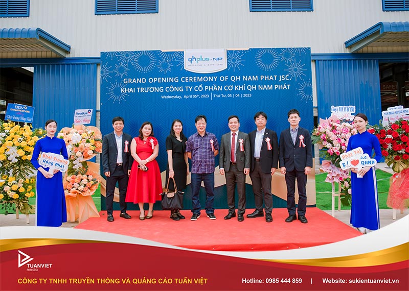 lời mời khai trương mẫu