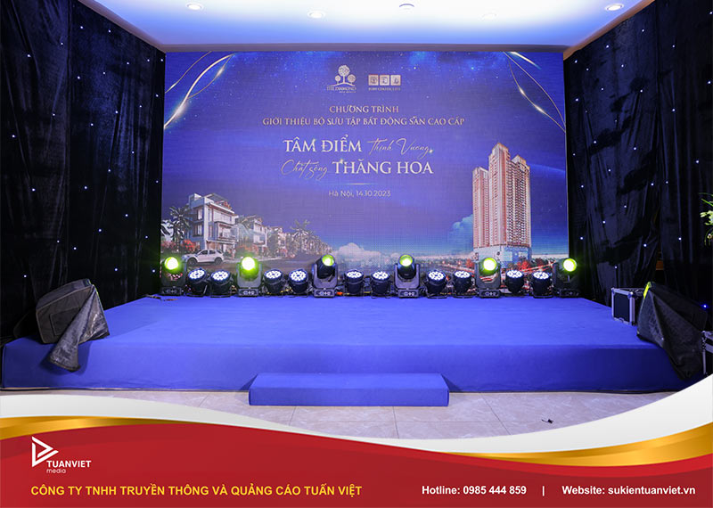 cách trang trí sân khấu sự kiện đẹp