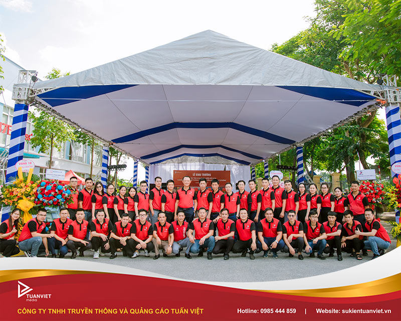 tổ chức lễ khánh thành