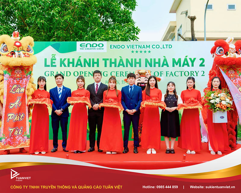 dịch vụ tổ chức lễ khánh thành trọn gói