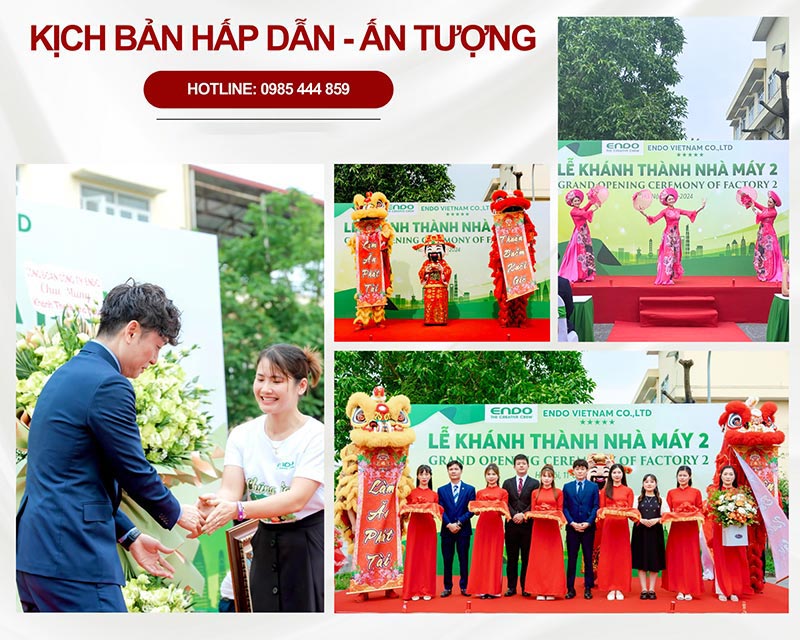 tổ chức khánh thành trọn gói