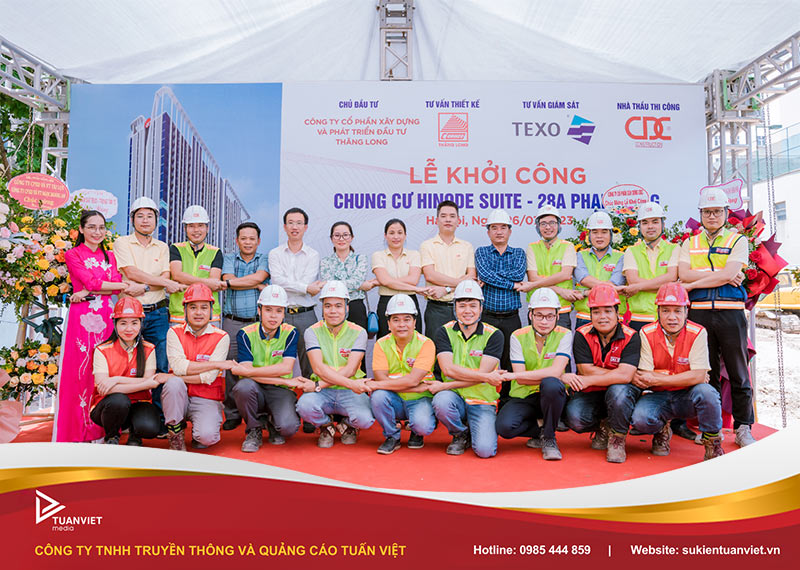 tổ chức lễ khởi công động thổ tuấn việt media