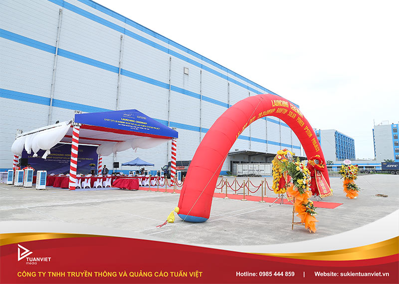 thiết bị tổ chức lễ động thổ