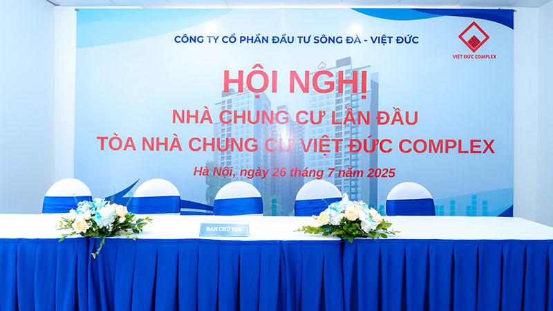 hội nghị nhà chung cư lần đầu chung cư việt đức complex