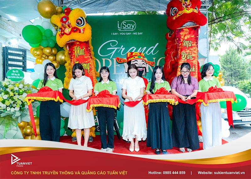 sự kiện khai trương trung tâm anh ngữ ISAY cơ sở Hoài Đức