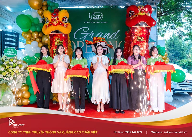sự kiện khai trương trung tâm anh ngữ ISAY cơ sở Hoài Đức