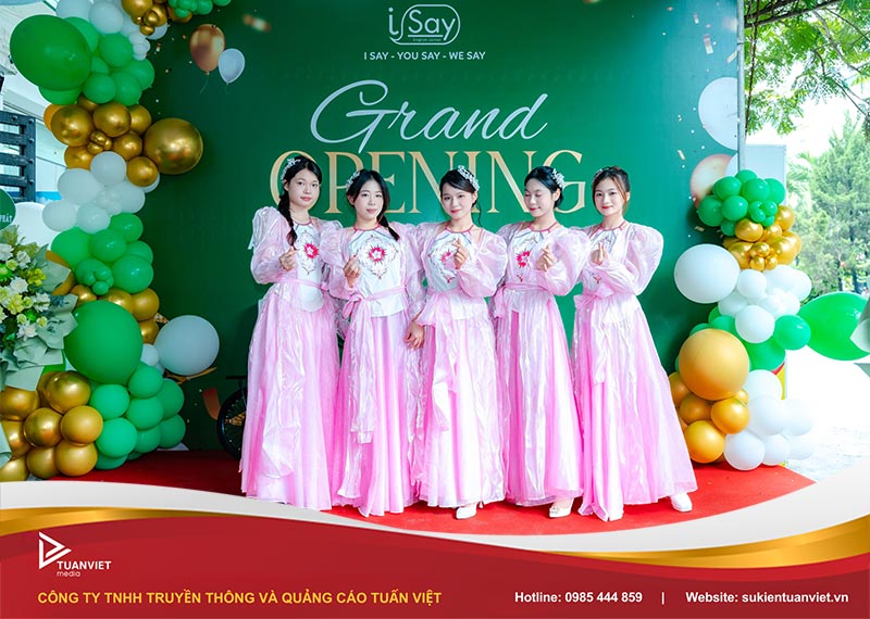 sự kiện khai trương trung tâm anh ngữ ISAY cơ sở Hoài Đức