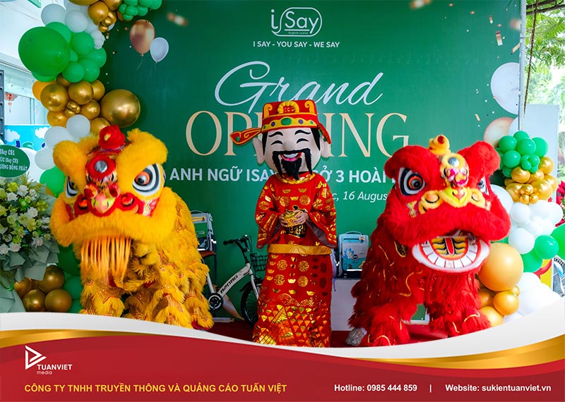sự kiện khai trương trung tâm anh ngữ ISAY cơ sở Hoài Đức