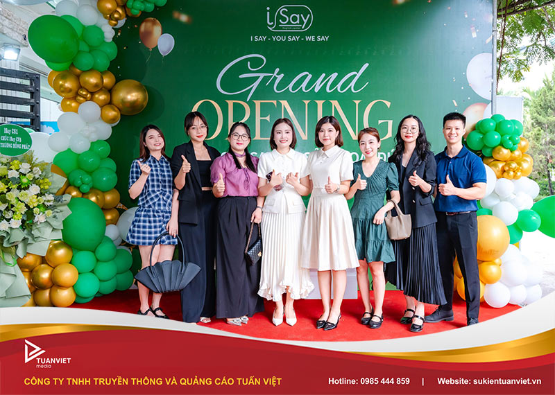 sự kiện khai trương trung tâm anh ngữ ISAY cơ sở Hoài Đức
