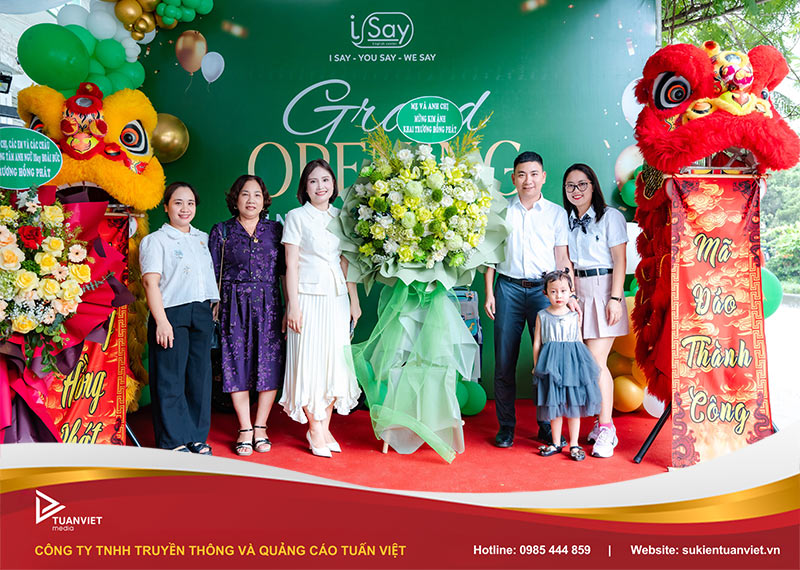 sự kiện khai trương trung tâm anh ngữ ISAY cơ sở Hoài Đức