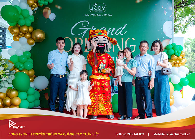 sự kiện khai trương trung tâm anh ngữ ISAY cơ sở Hoài Đức