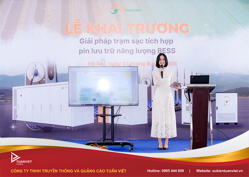 khai trương trạm sạc tích hợp pin năng lượng BESS - GG Power