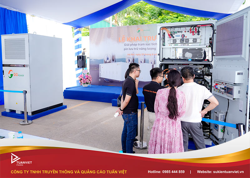 khai trương trạm sạc tích hợp pin năng lượng BESS - GG Power