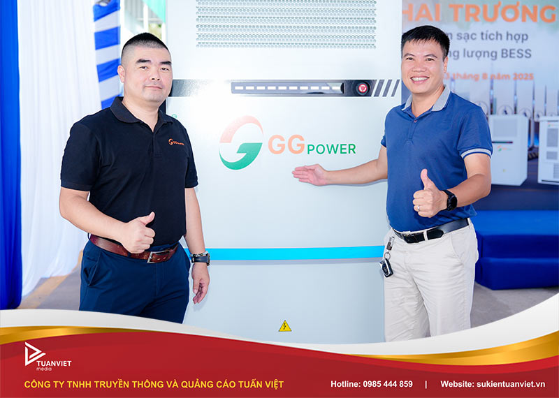 khai trương trạm sạc tích hợp pin năng lượng BESS - GG Power