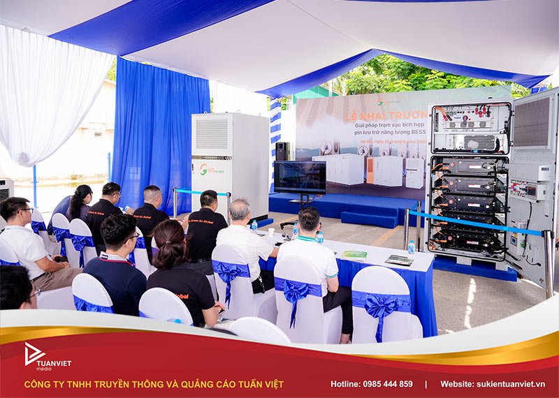 khai trương trạm sạc tích hợp pin năng lượng BESS - GG Power