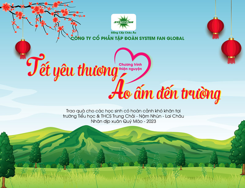 Backdrop sự kiện thiện nguyện ý nghĩa