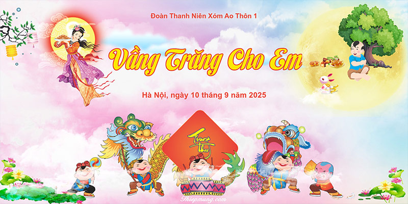 thiết kế backdrop từ thiện đẹp