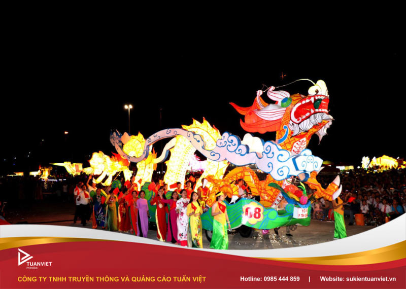 Mô hình rồng trung thu đẹp