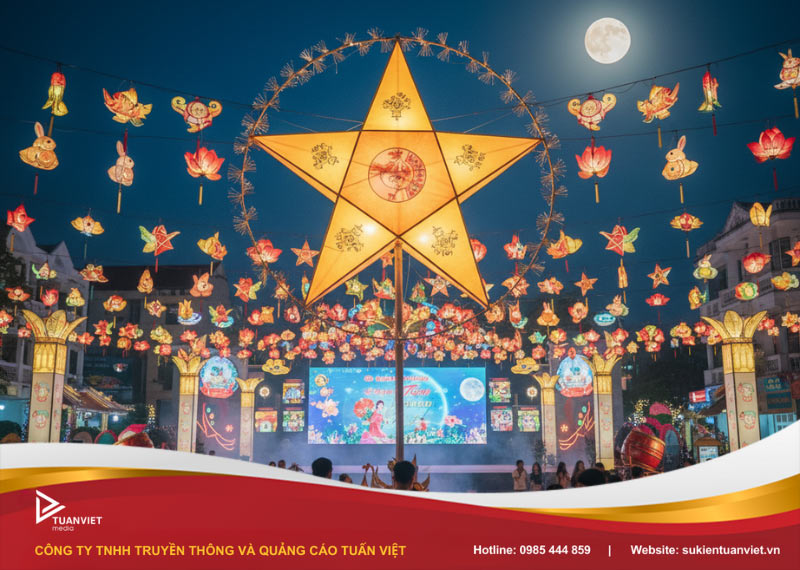 mô hình lồng đèn trung thu