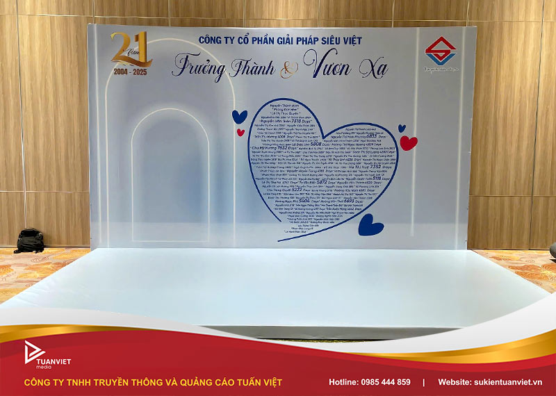 slogan kỷ niệm 20 năm thành lập công ty