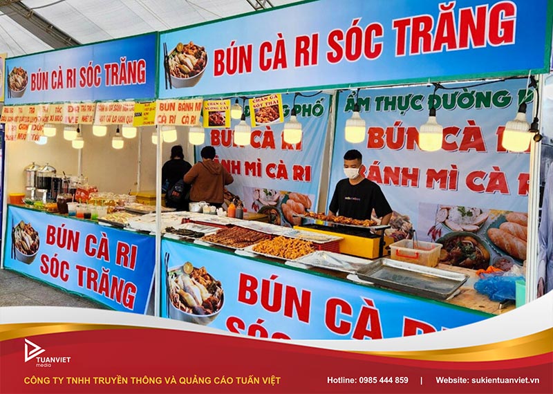 tên gian hàng âm thực thu hút độc lạ