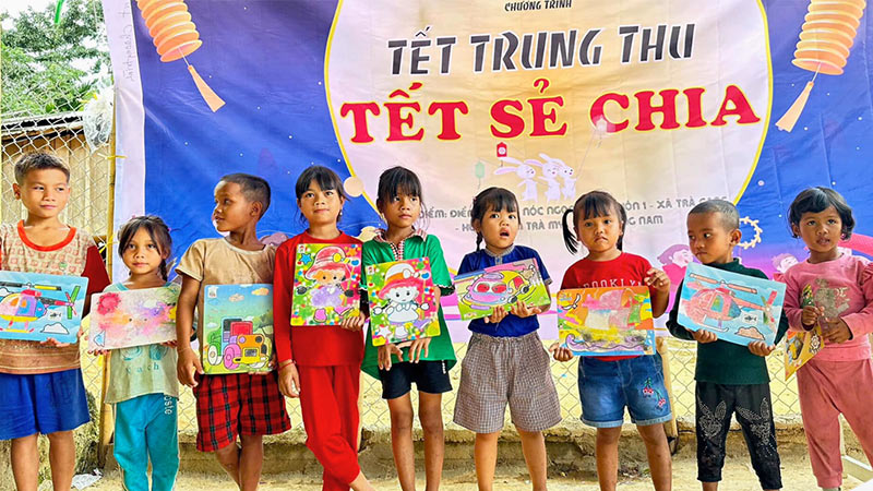 tổ chức trung thu cho trẻ em nghèo