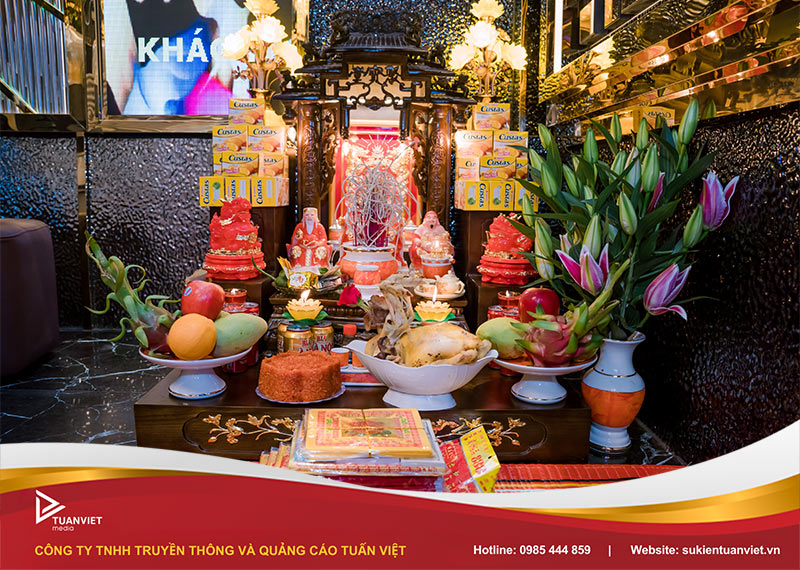 cúng khai trương tiệm tóc
