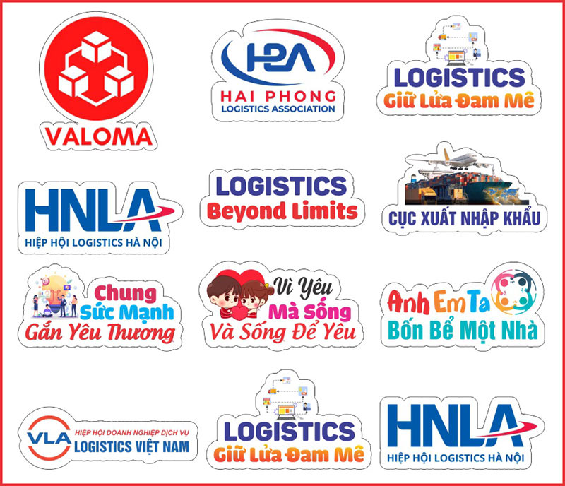 thiết kế hashtag cầm tay sự kiện