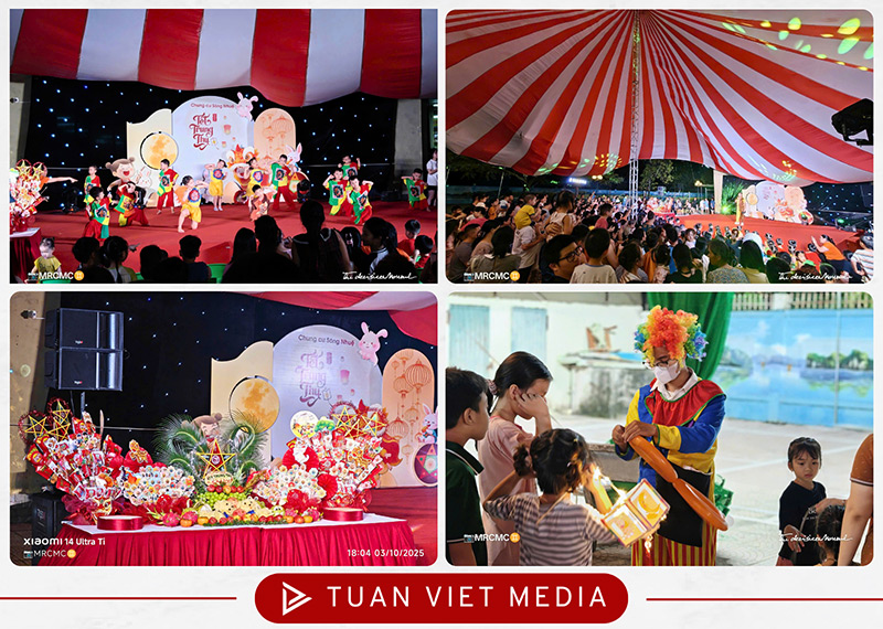 những sự kiện trung thu 2025 do Tuấn Việt Media tổ chức
