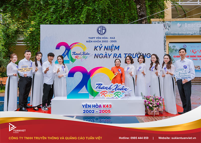 sự kiện 20 năm kỷ niệm ngày ra trường niên khóa 2002-2005 trường thpt yên hòa