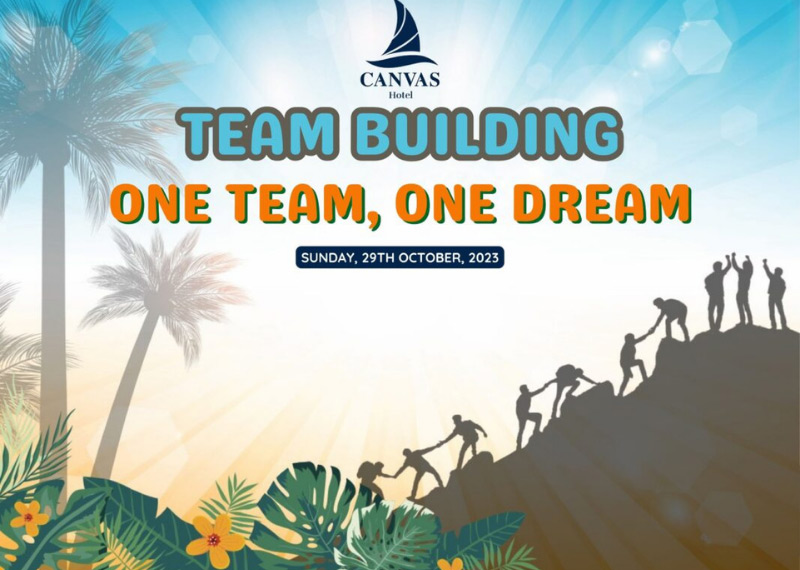 phông nền team building du lịch