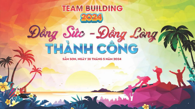 mẫu backdrop company trip đẹp