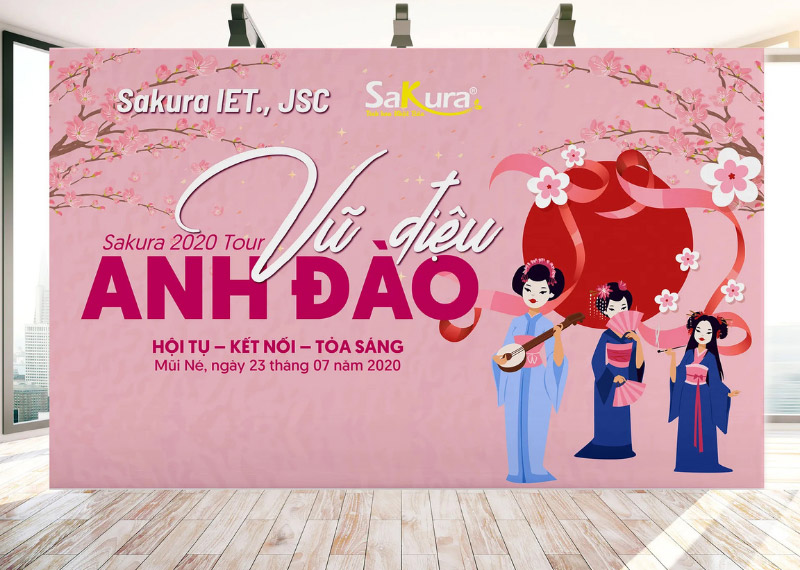 mẫu backdrop company trip mới 