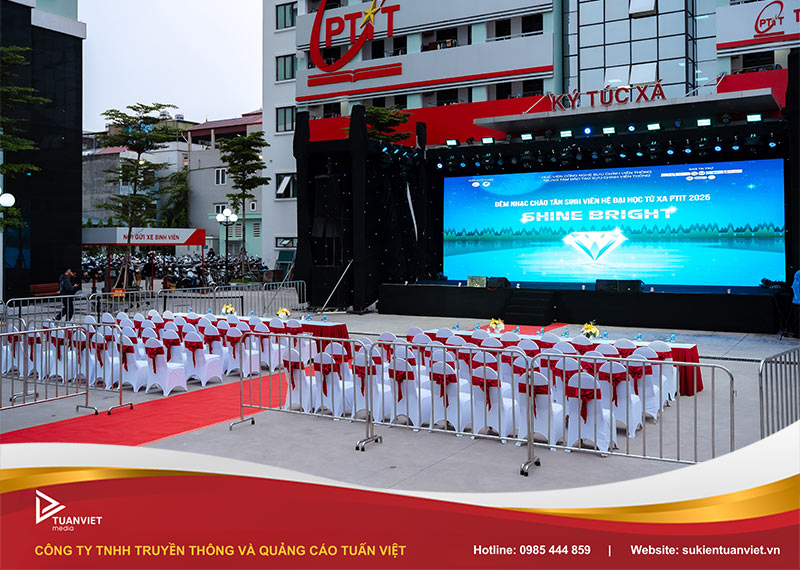 đêm nhạc shine bright - chào tân sinh viên học viện PTIT 2025