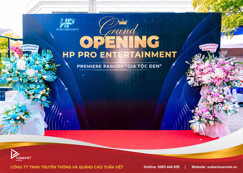 khai trương công ty giải trí HP Pro Intertainment