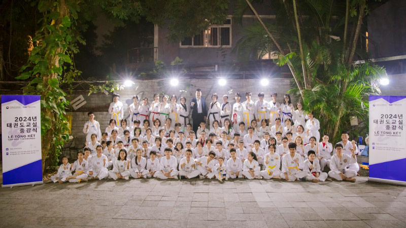 Lễ Tổng Kết Lớp Học Taekwondo 2024 - Trung Tâm Văn Hóa Hàn Quốc