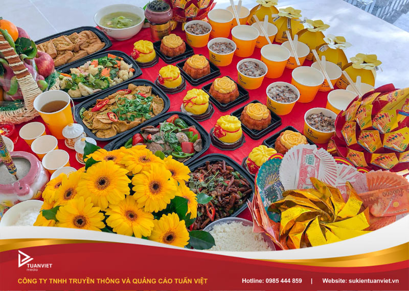 mâm cúng khai trương chay gồm những gì 