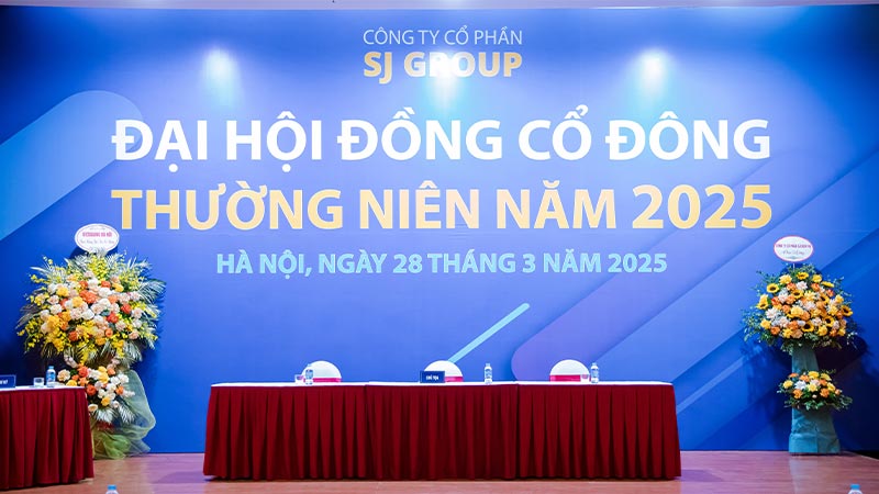 sự kiện đại hội đồng cỗ đông thường niên SJ Group