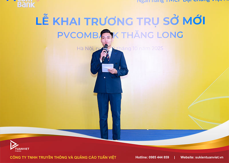 khai trương ngân hàng pvcombank trụ sở thăng long hà nội