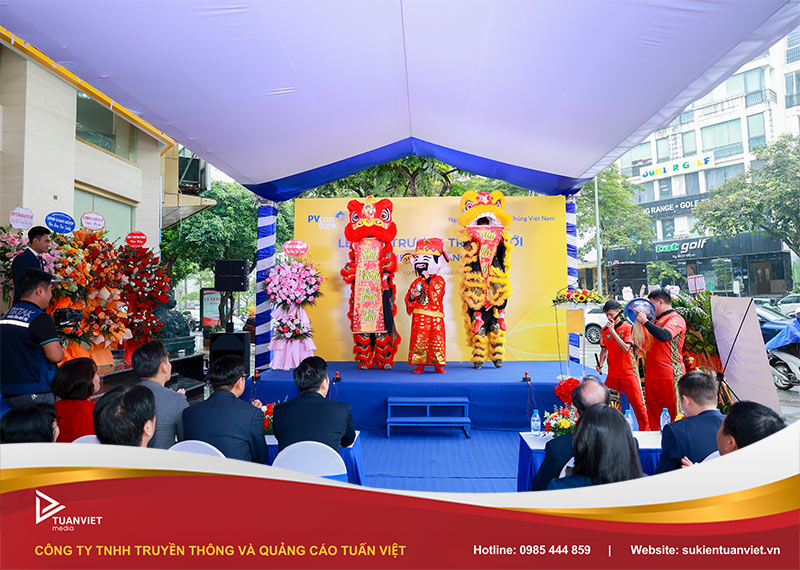 khai trương ngân hàng pvcombank trụ sở thăng long hà nội