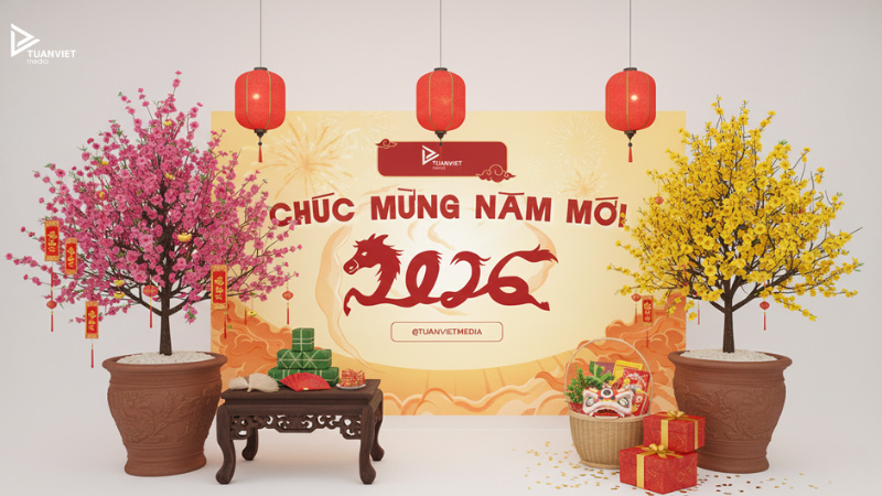 backdrop chúc tết