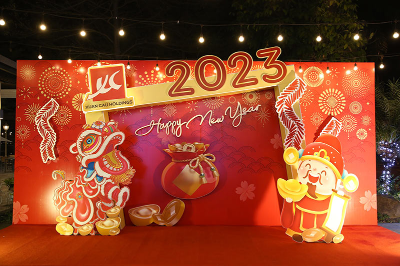 mẫu backdrop chúc mừng năm mới đẹp