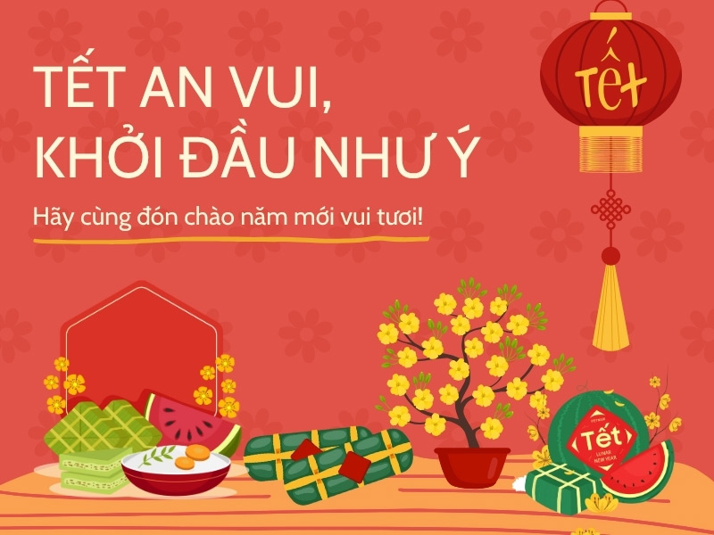 backdrop tiệc chào đón năm mới