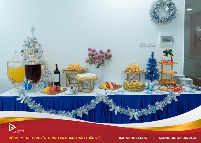 thực đơn tiệc teabreak giáng sinh